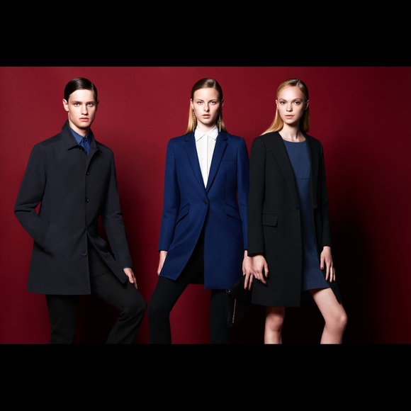 Asobio Navi Blue Wool Slim Coat - Picture 4 of 12